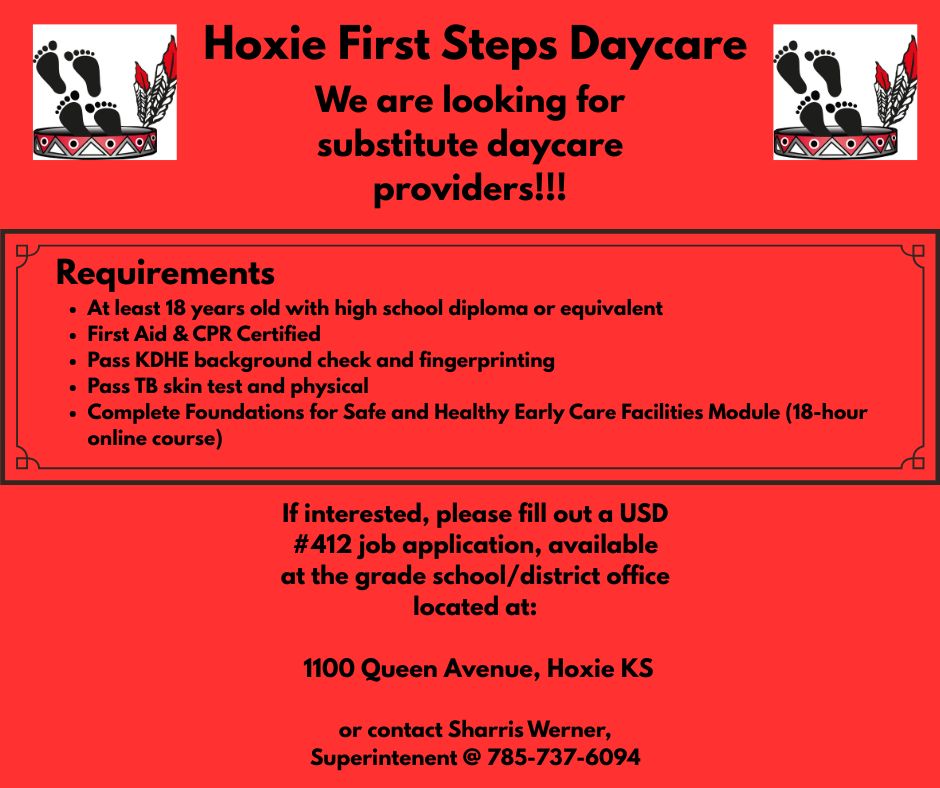 Now Hiring Substitute Daycare Providers!